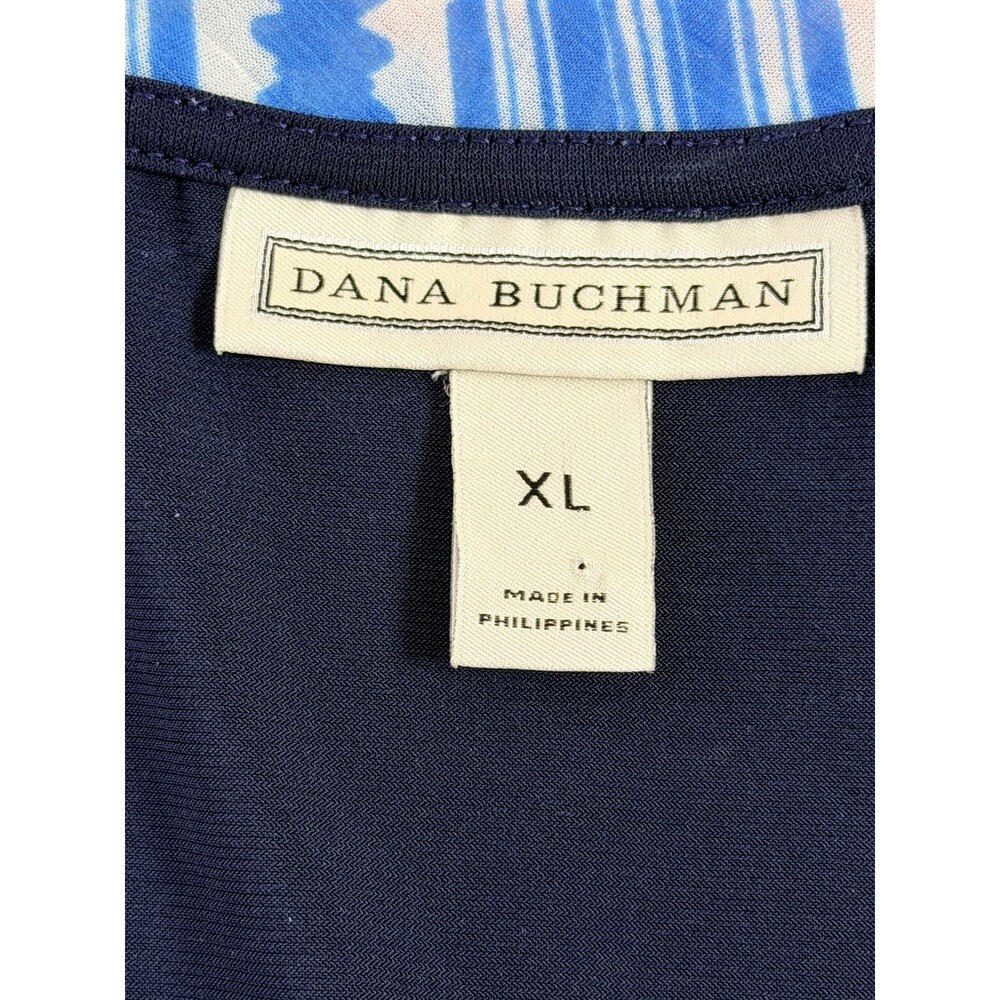 Dana Buchman Patchwork Print Multicolor Blouse Size XL Women's - Picture 3 of 6